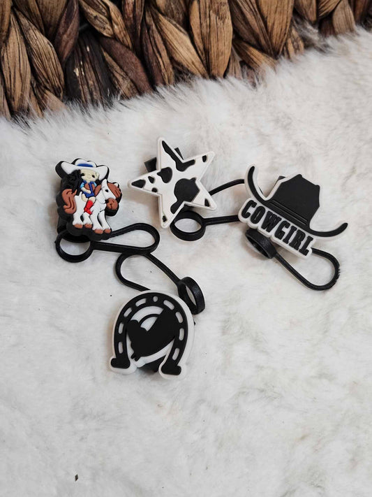 Cowgirl Straw Toppers - RTS